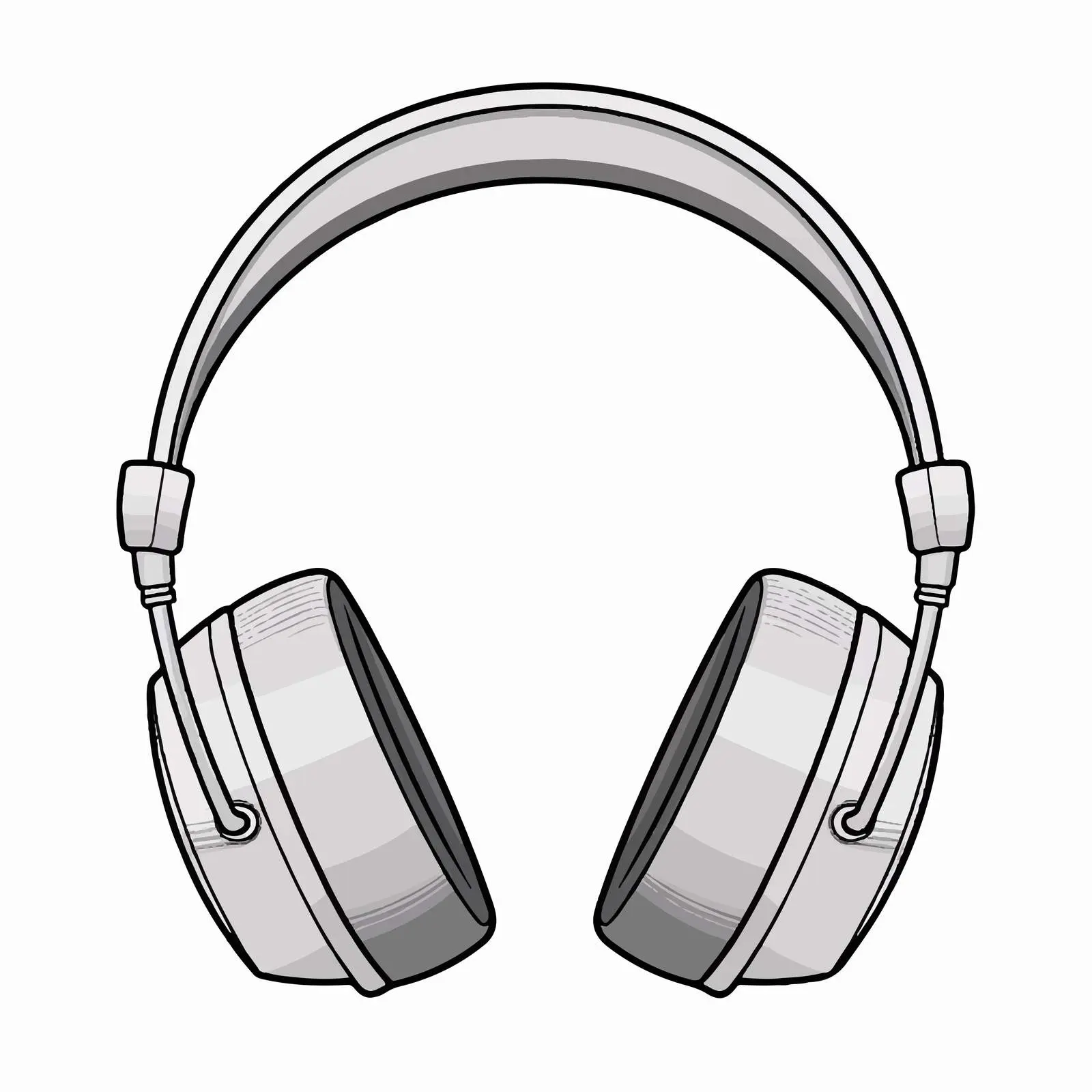 Vector Headset Illustration on White Background — free download from Dotvec