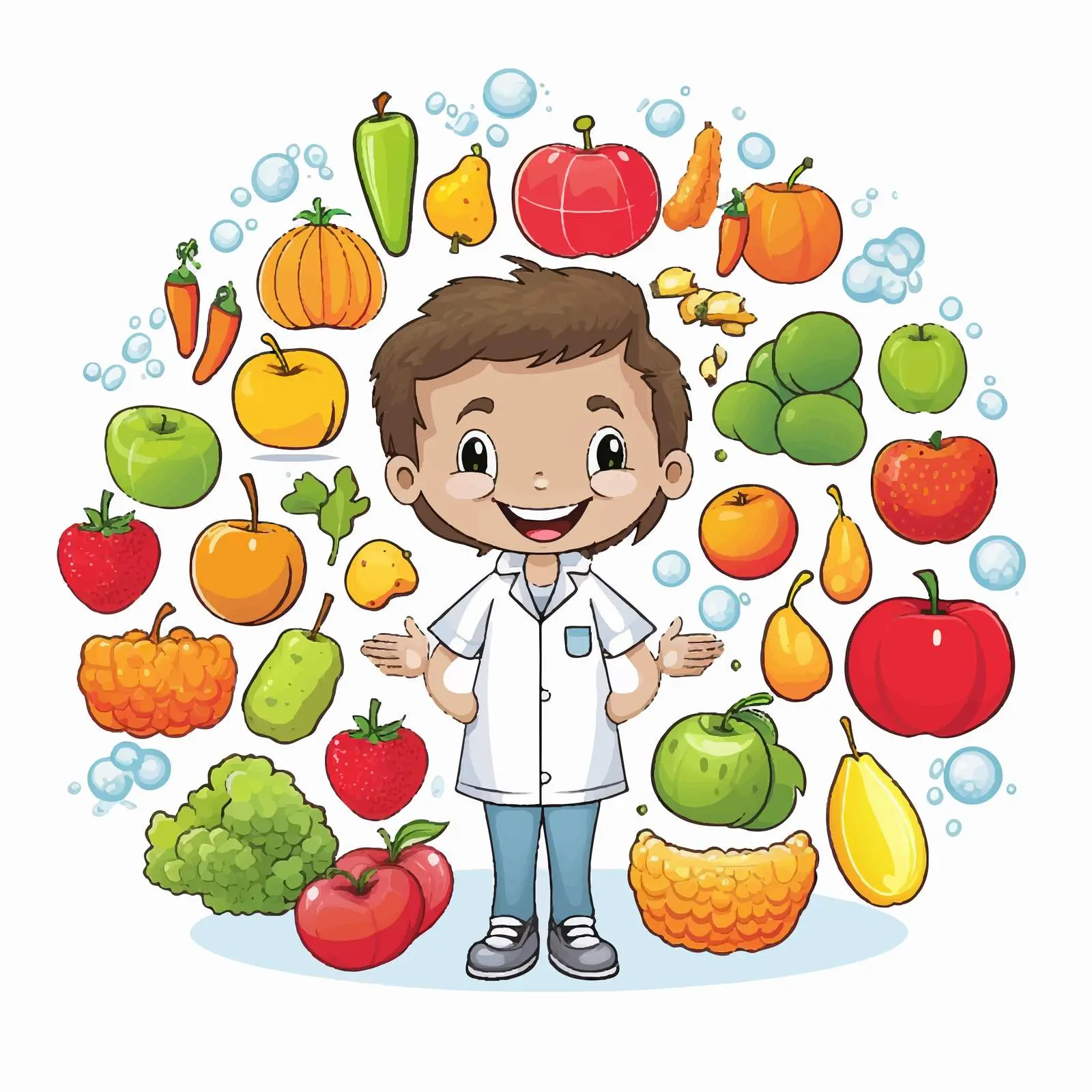 Healthy Design Vector Illustration on White Background — free download from Dotvec