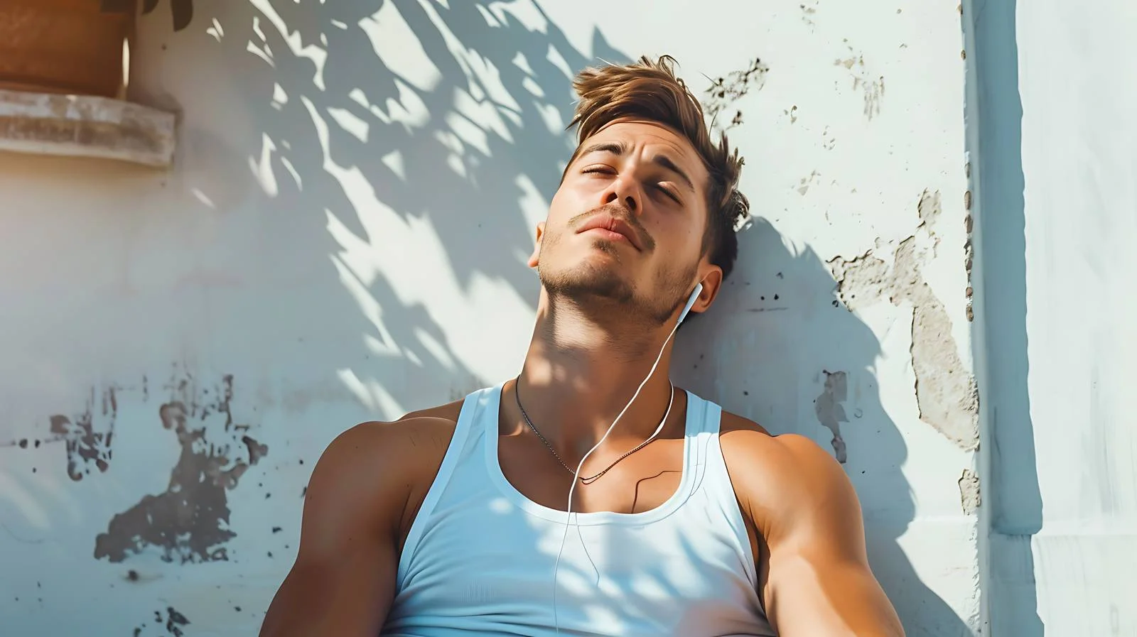 Young Fitness Man Resting — free download from Dotvec