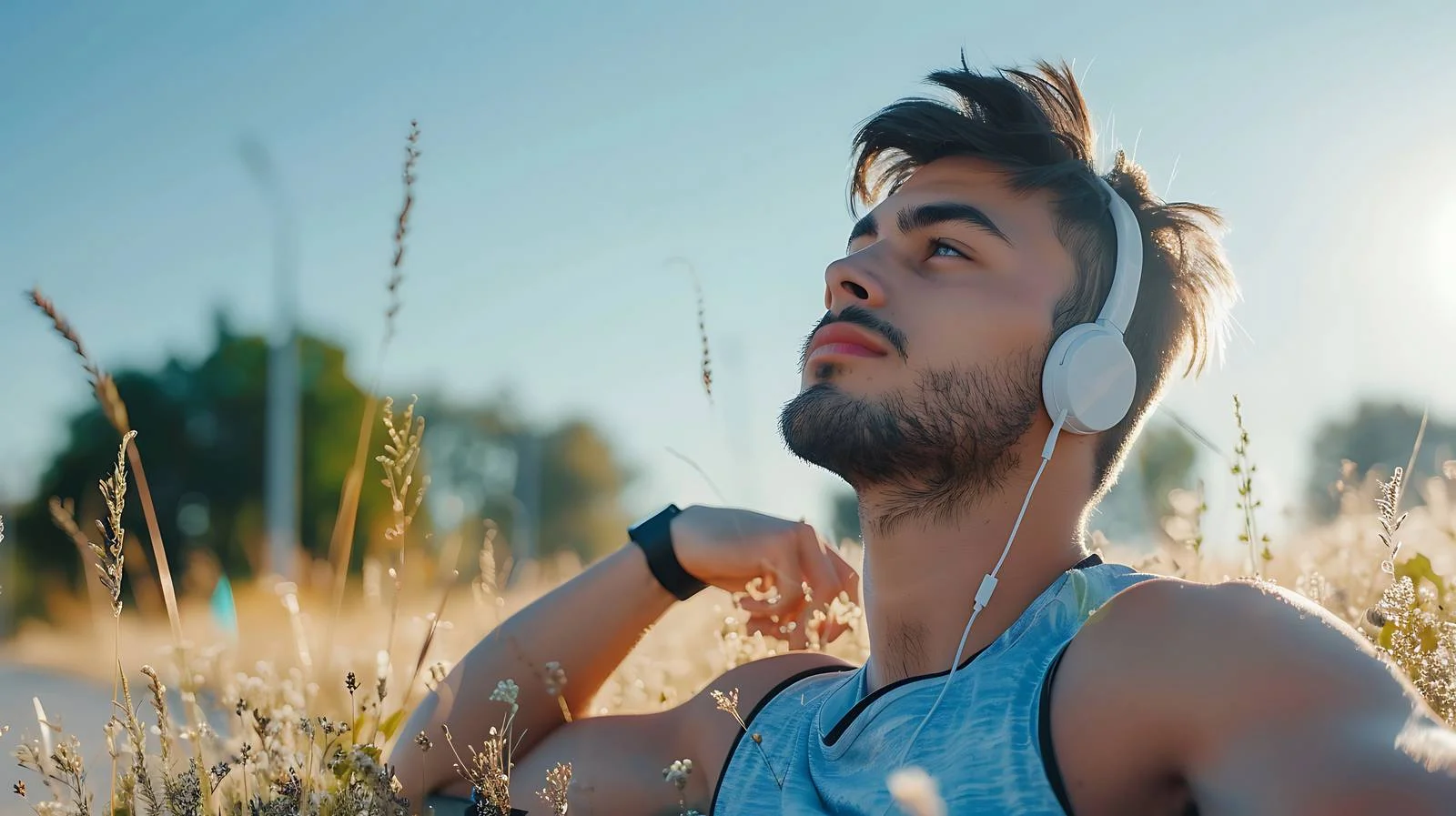Young Man Resting in Healthy Lifestyle — free download from Dotvec