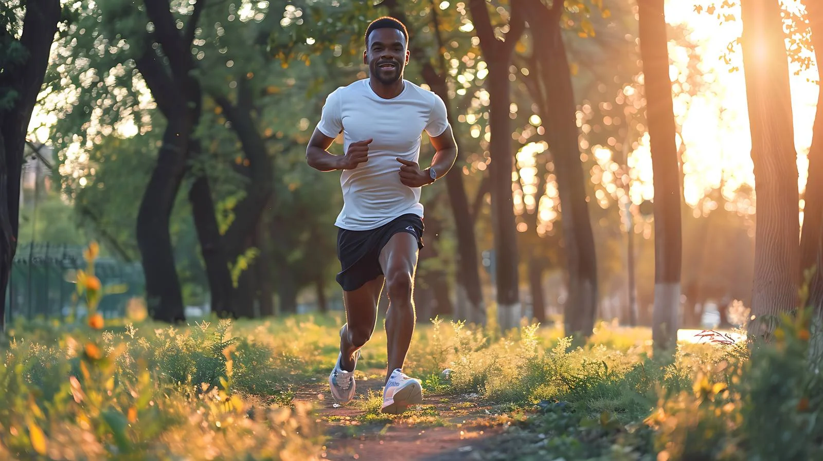 Active Male Running Outdoors — free download from Dotvec