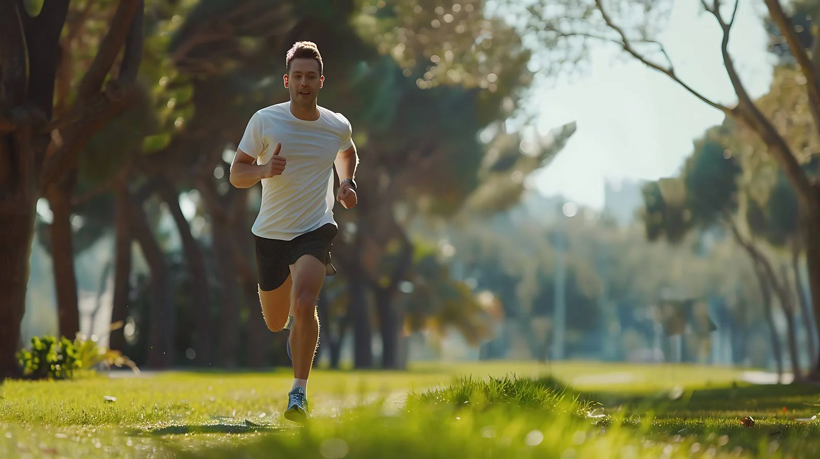 Active Man Running for Healthy Lifestyle — free download from Dotvec