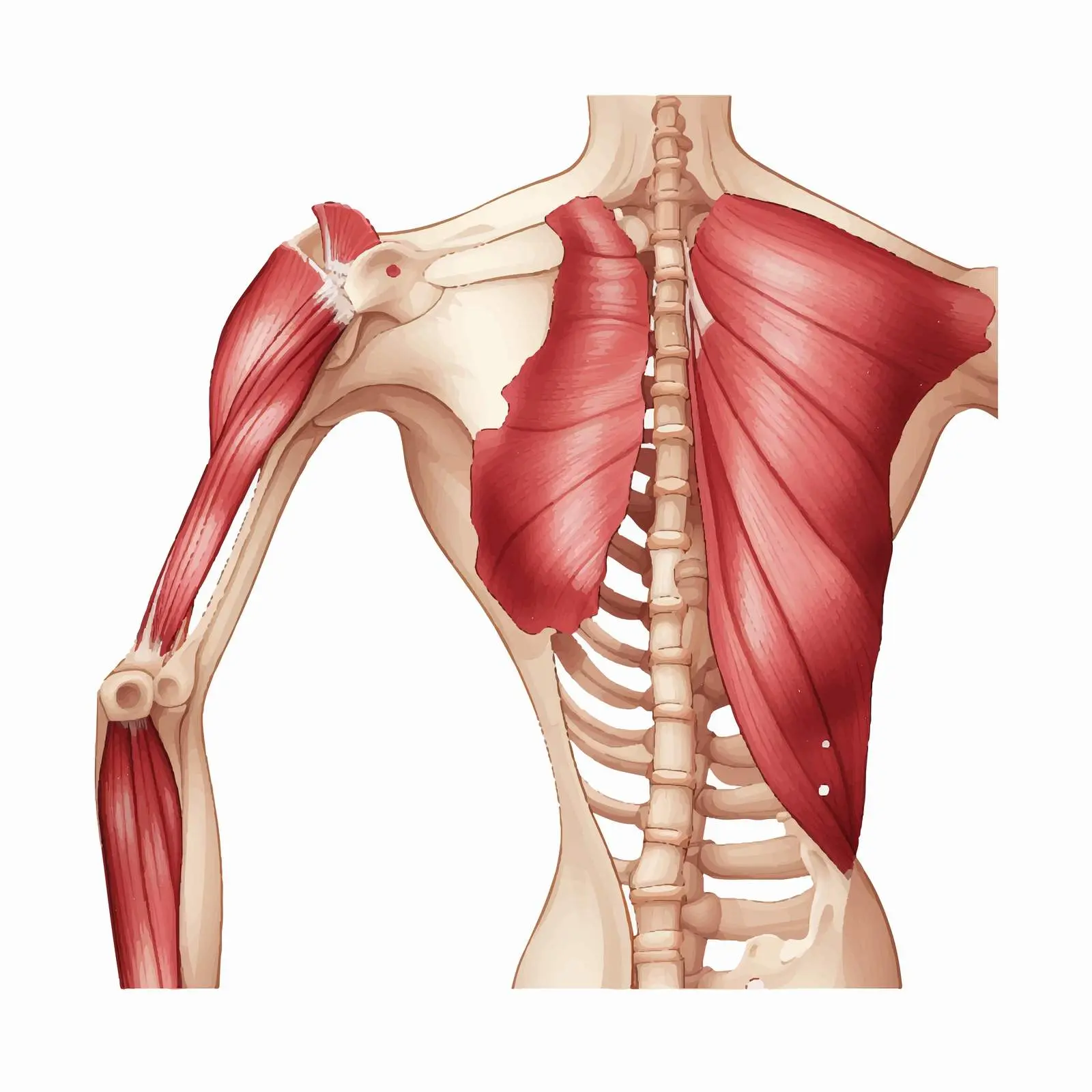 Healthy vs Arthritic Shoulder Joint Diagram – free medical training image from Dotvec