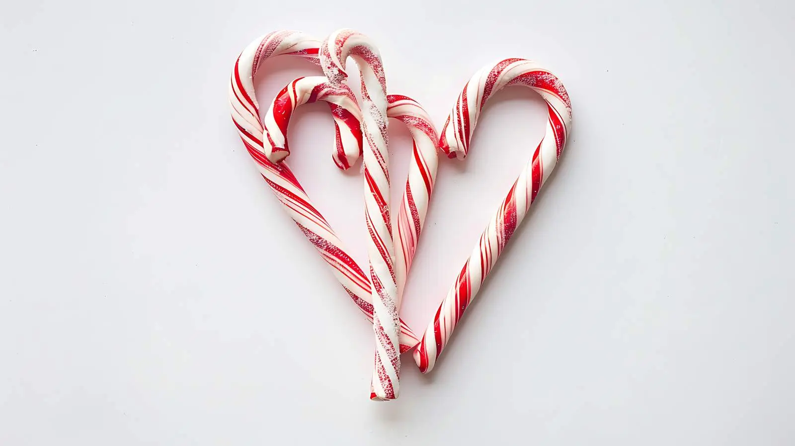 Heart Shape Made of Christmas Candy Canes — free download from Dotvec
