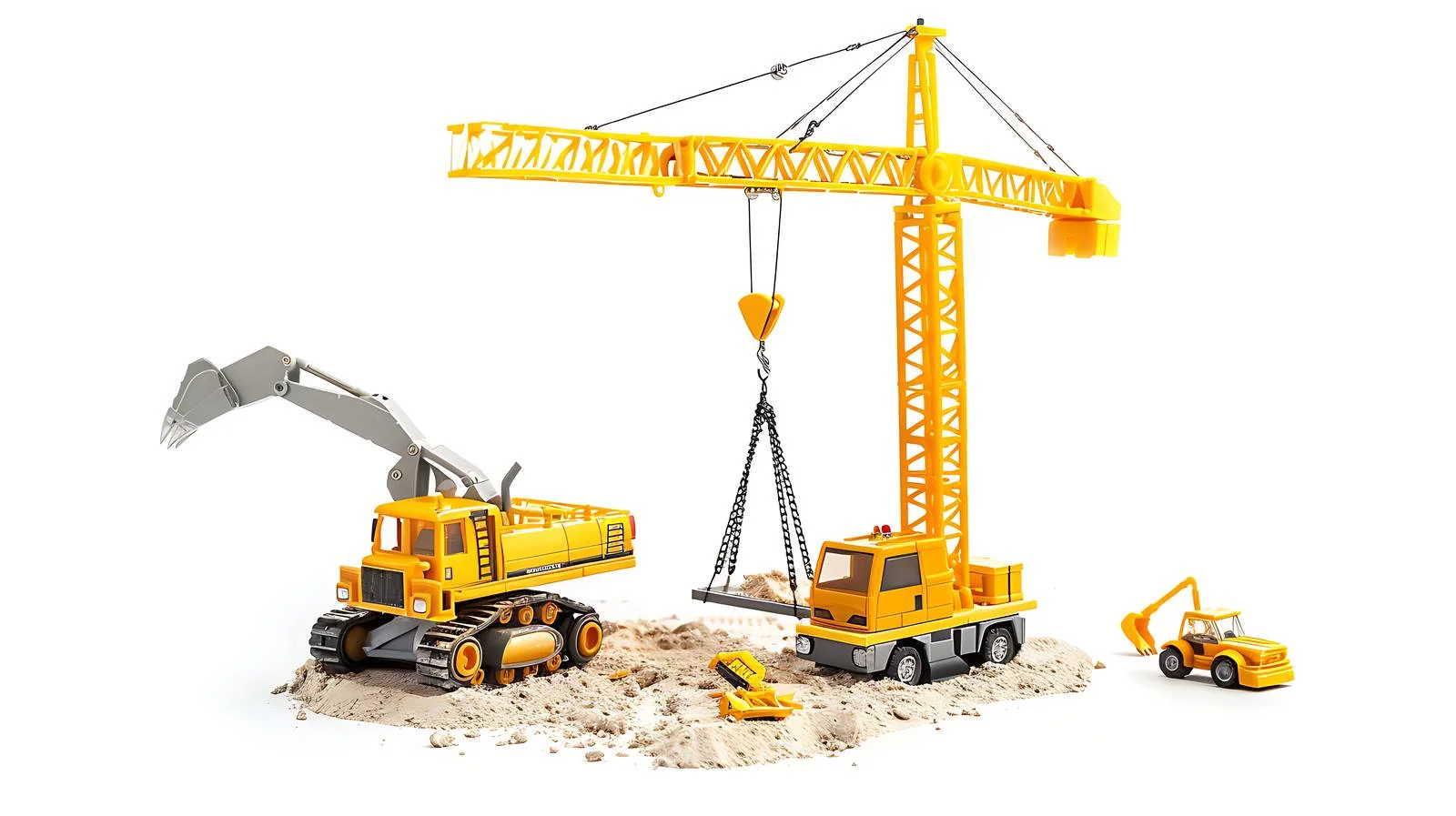 Construction Site Machinery — free download from Dotvec