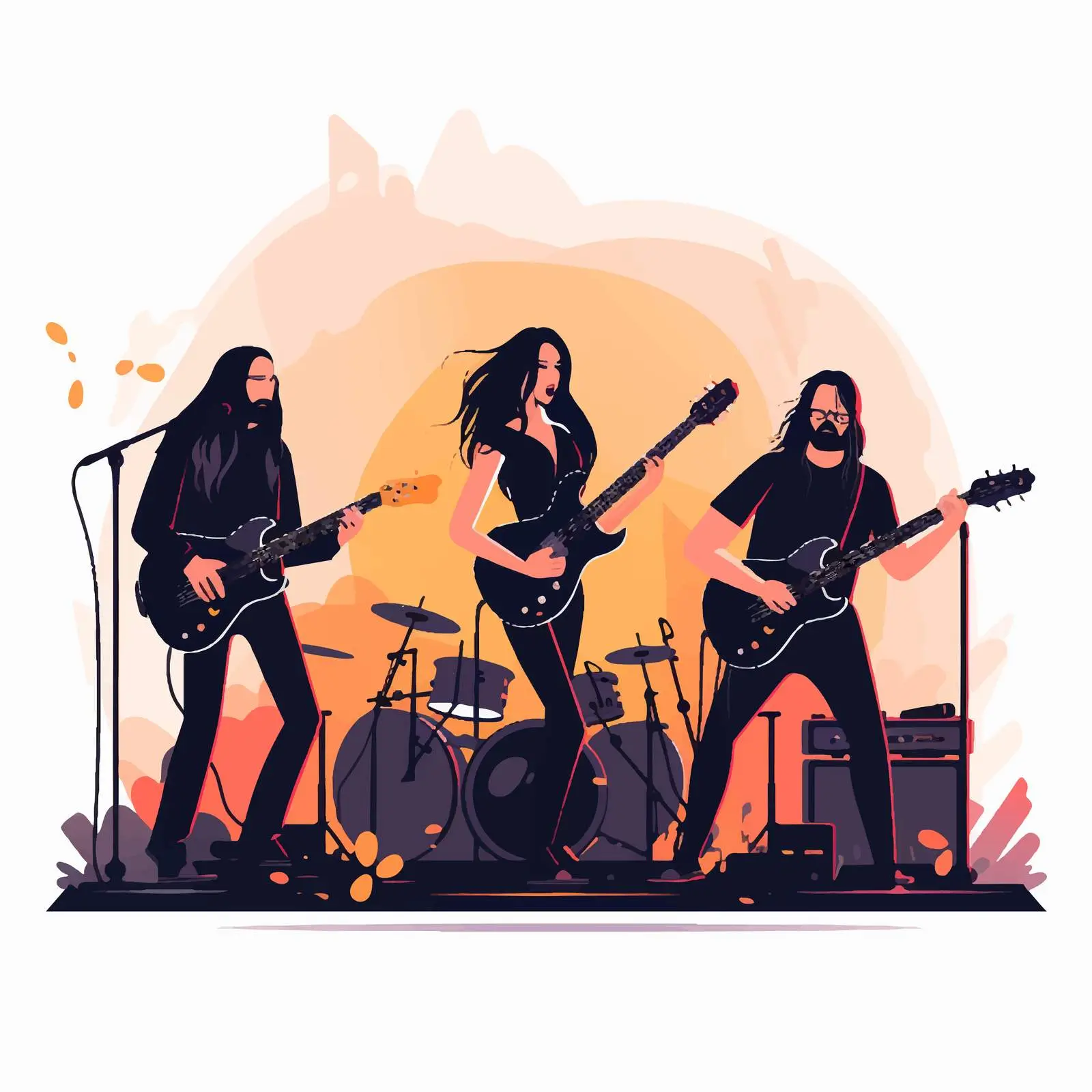 Heavy Metal Gothic Rock Band Live Performance — free download from Dotvec