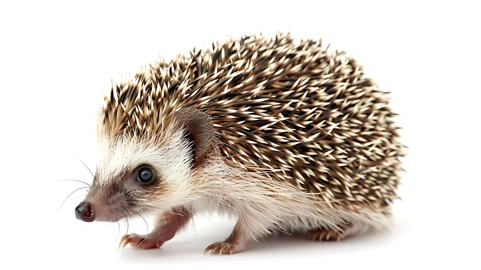 Adorable Hedgehog on White Background — free download from Dotvec