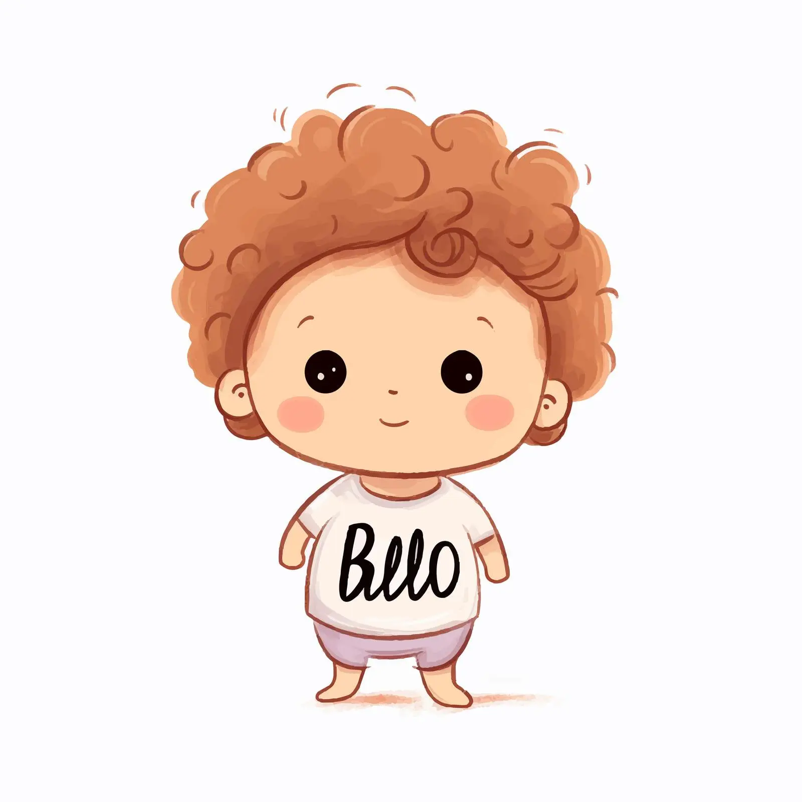 Cute Newborn Baby Hand Lettering Card — free download from Dotvec