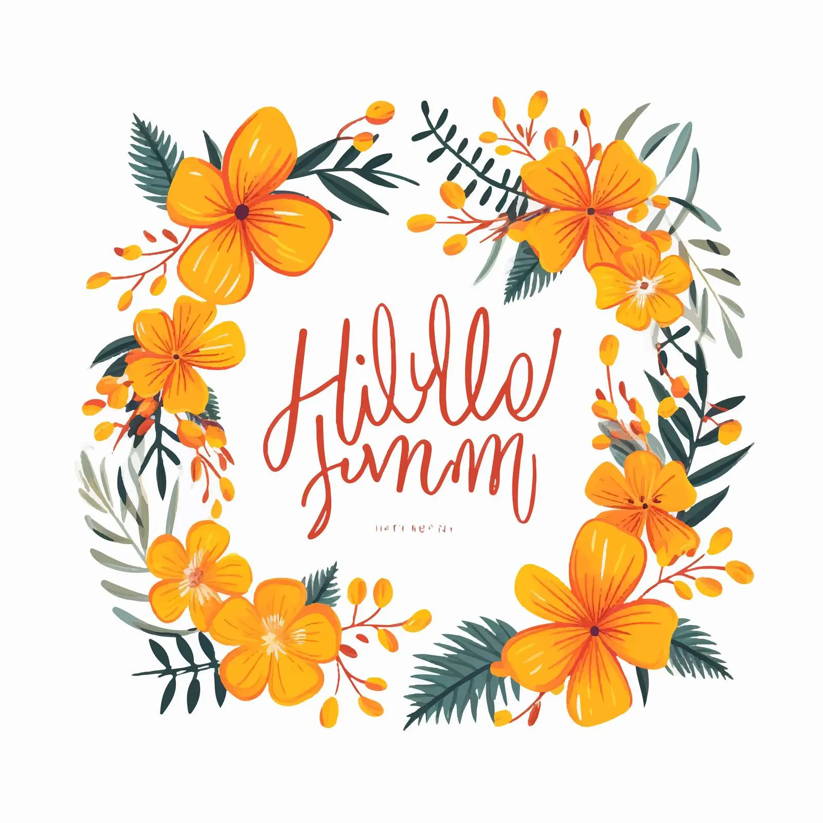 Hello Summer Logo Vector Illustration — free download from Dotvec