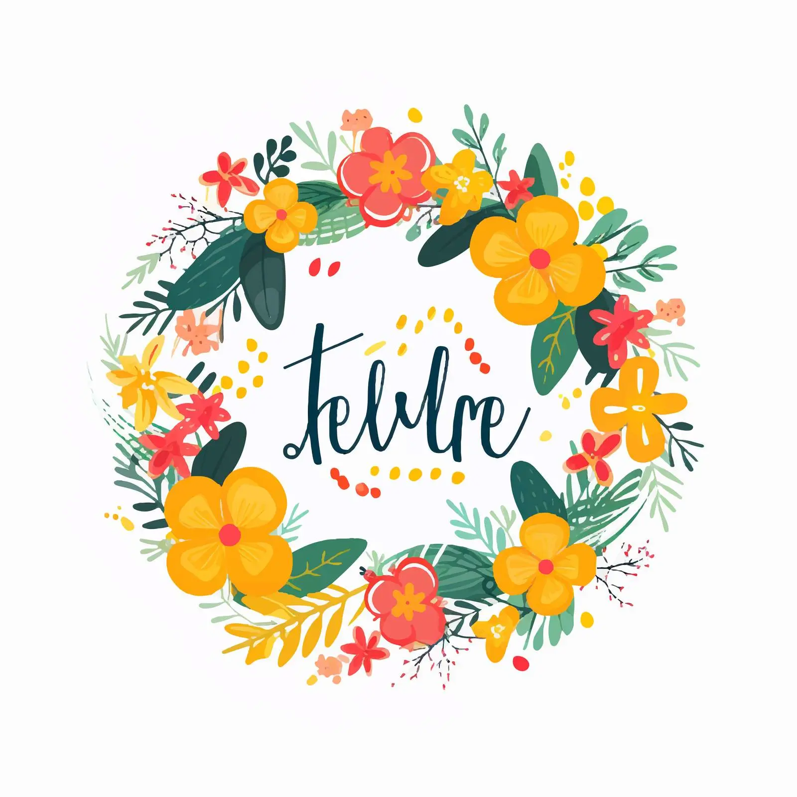 Hello Summer Time Logo Vector Illustration — free download from Dotvec