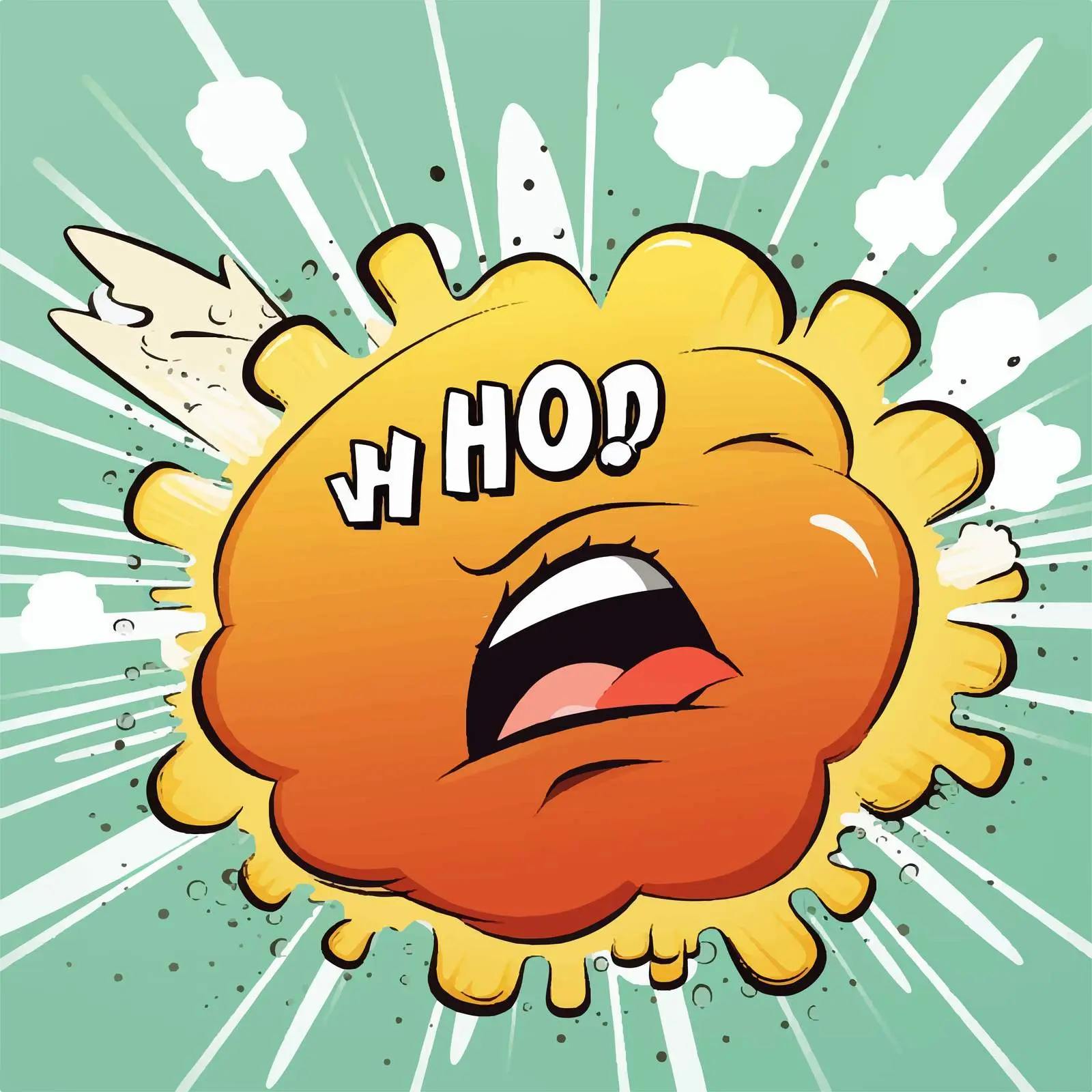 Comic Speech Bubble with Help Me Please Wording — free download from Dotvec