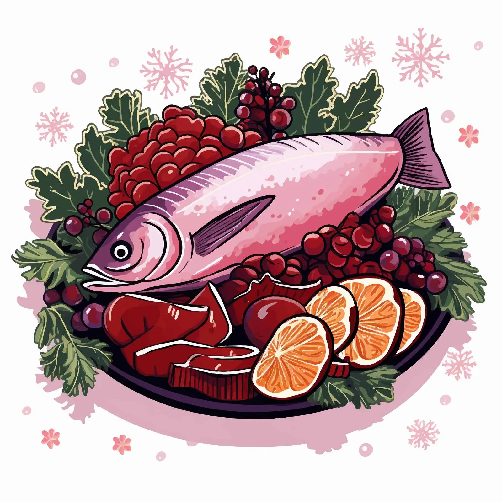 Delicious Herring Under a Fur Coat Salad – free herring image from Dotvec