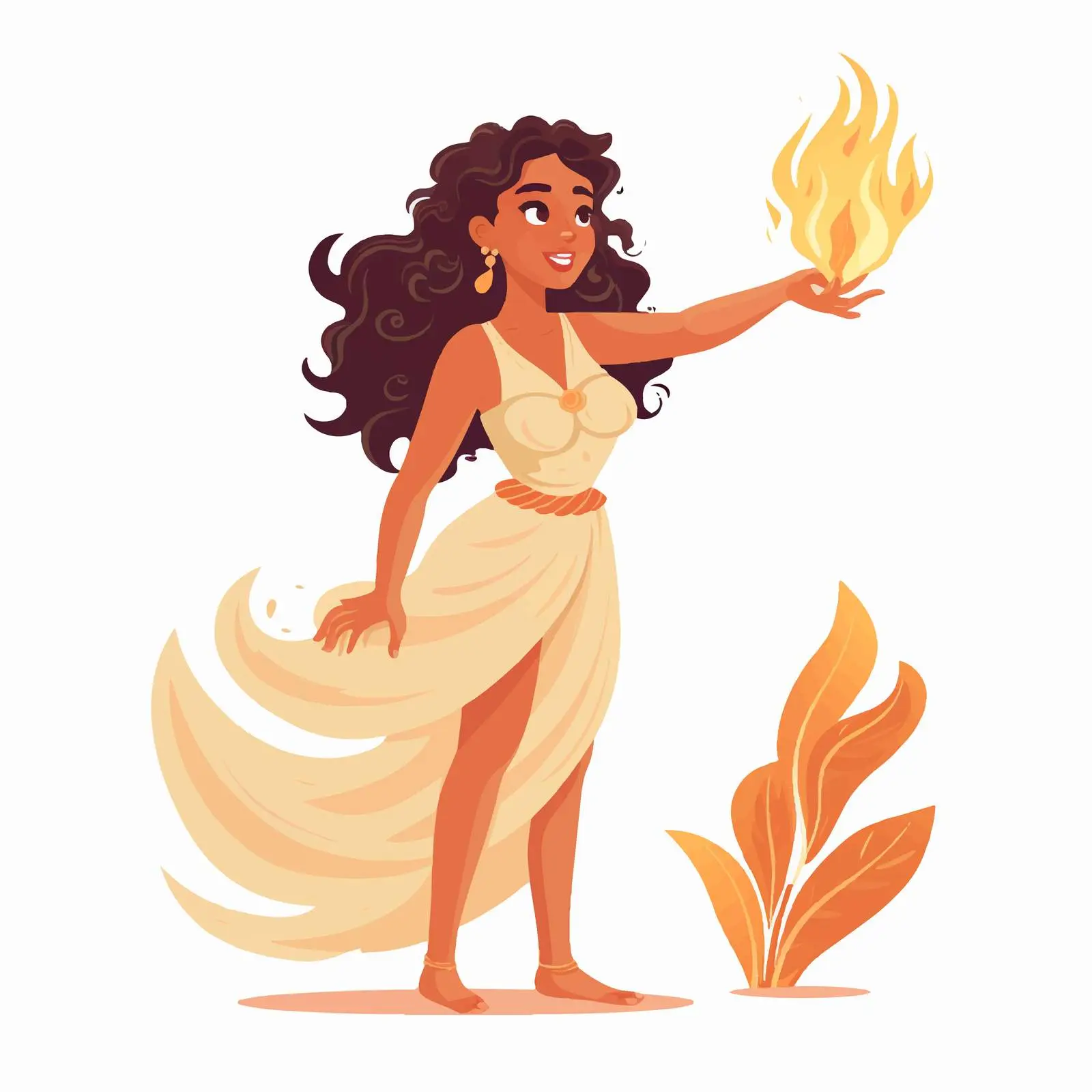 Hestia Vesta Goddess of Hearth and Home – free greece image from Dotvec
