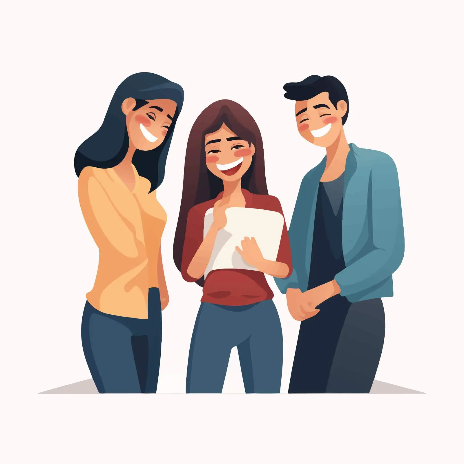 Hiding Envy Behind a Fake Smile Vector – free deception image from Dotvec