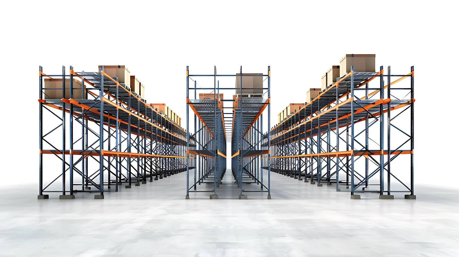 Warehouse Rack Isolated on White Background — free download from Dotvec