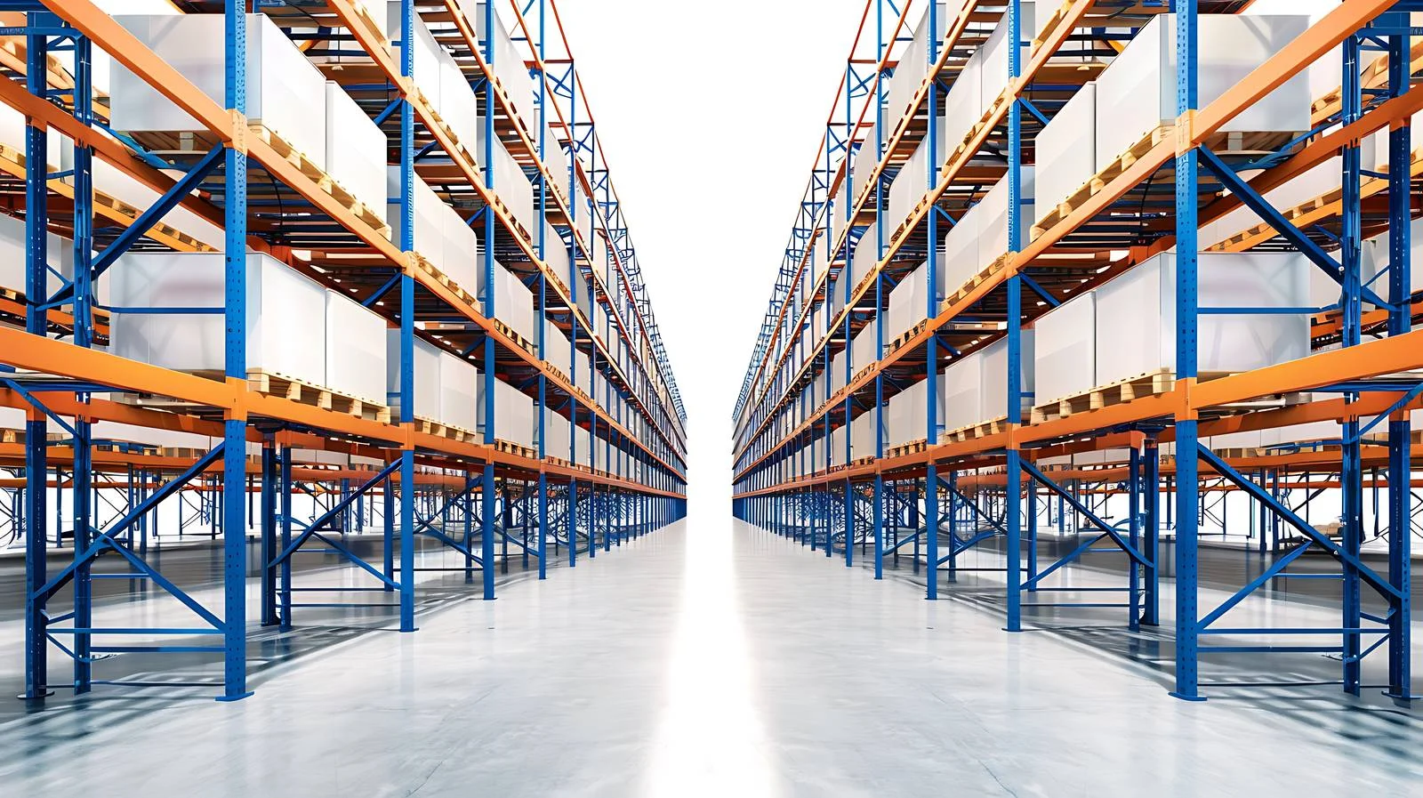 Industrial Warehouse on White Background — free download from Dotvec