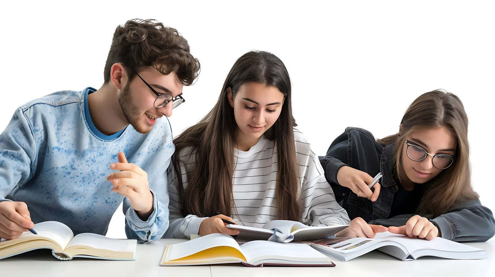 Students Catching Up Discussion — free download from Dotvec