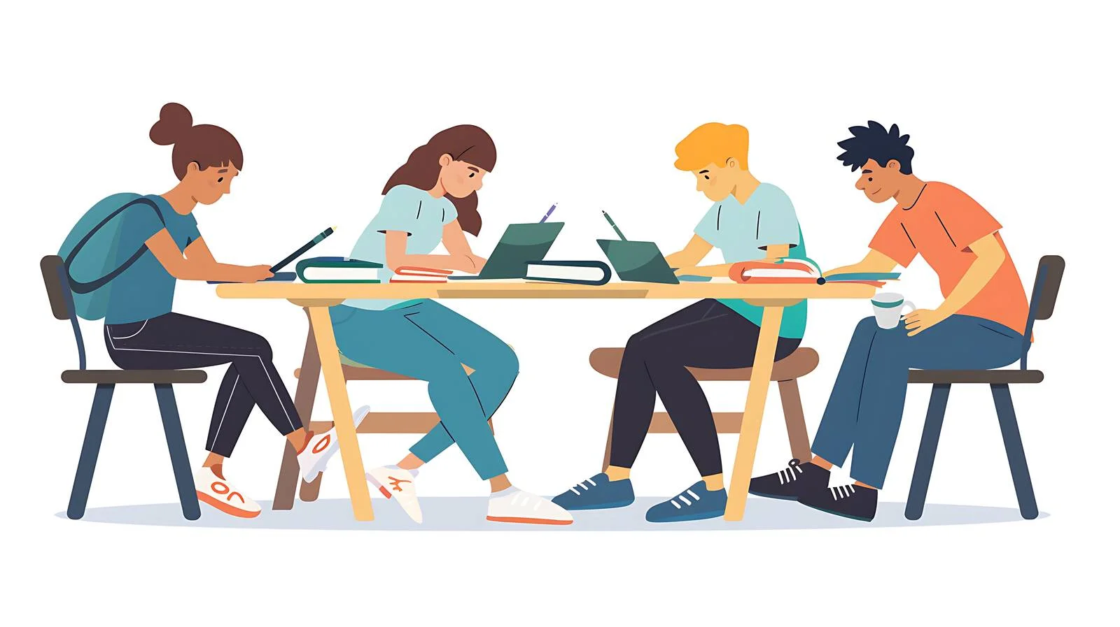 Students Group Socializing — free download from Dotvec