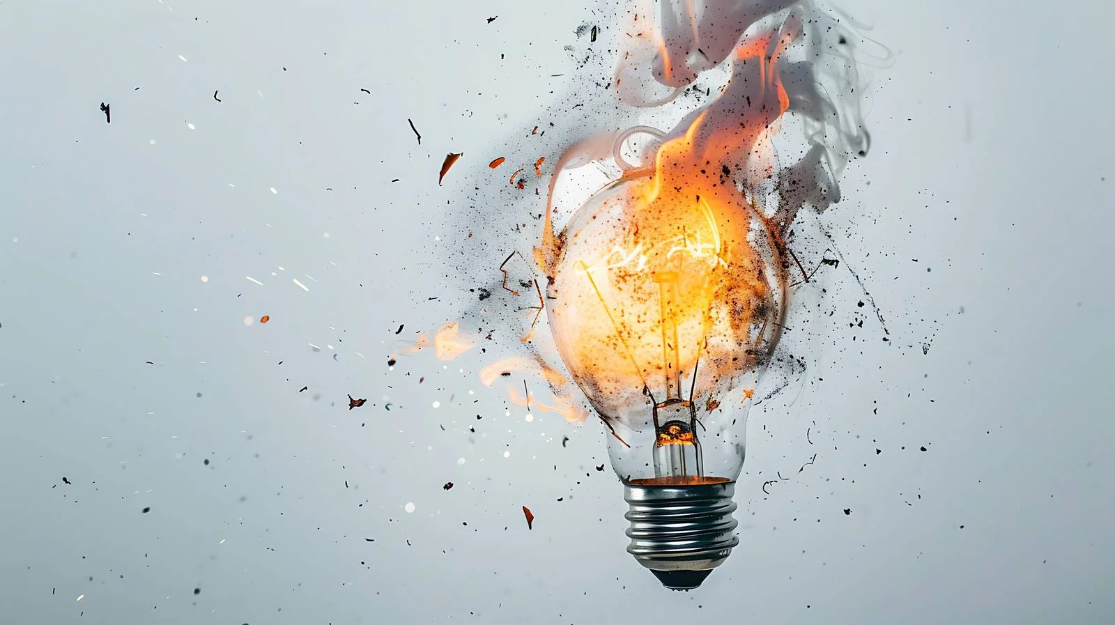 Capturing Light Bulb Burning Instant — free download from Dotvec