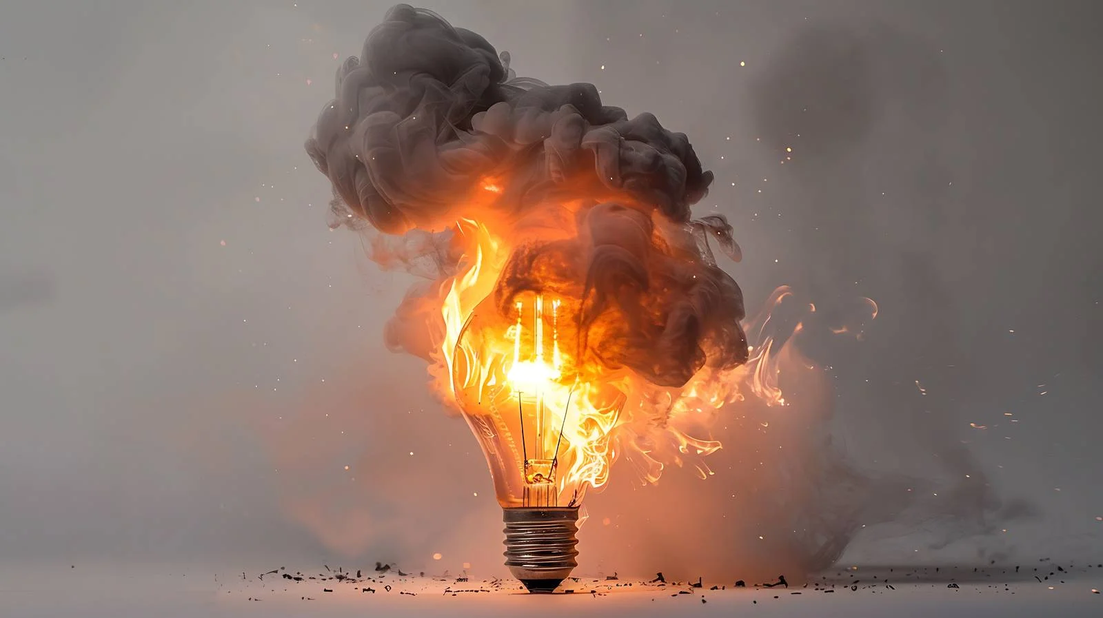 Capturing Light Bulb Burnout in Motion — free download from Dotvec
