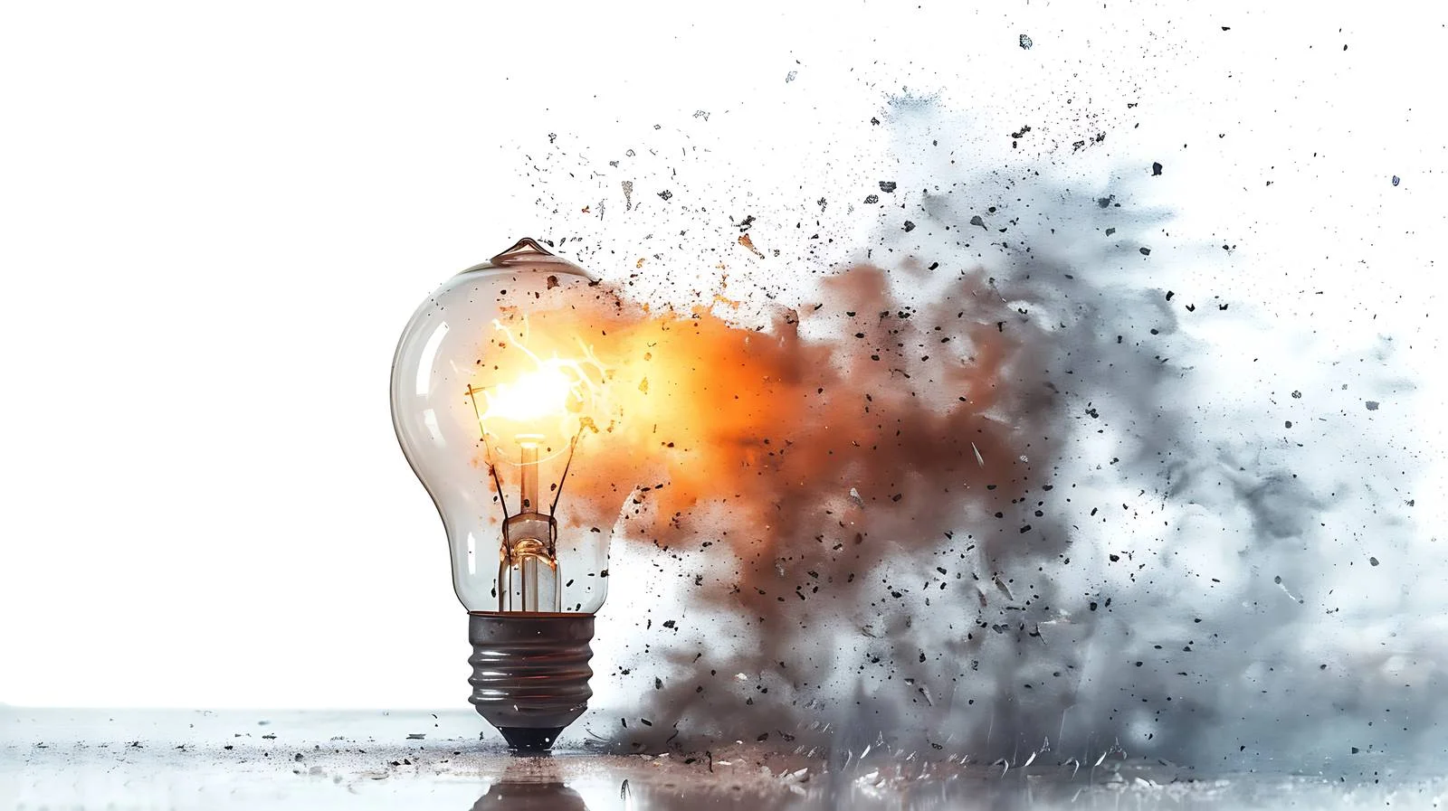 Capturing Light Bulb Burnout in Motion – free high speed image from Dotvec
