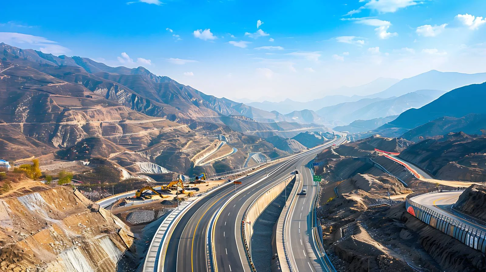 Mountainous Highway Construction in Western Region — free download from Dotvec