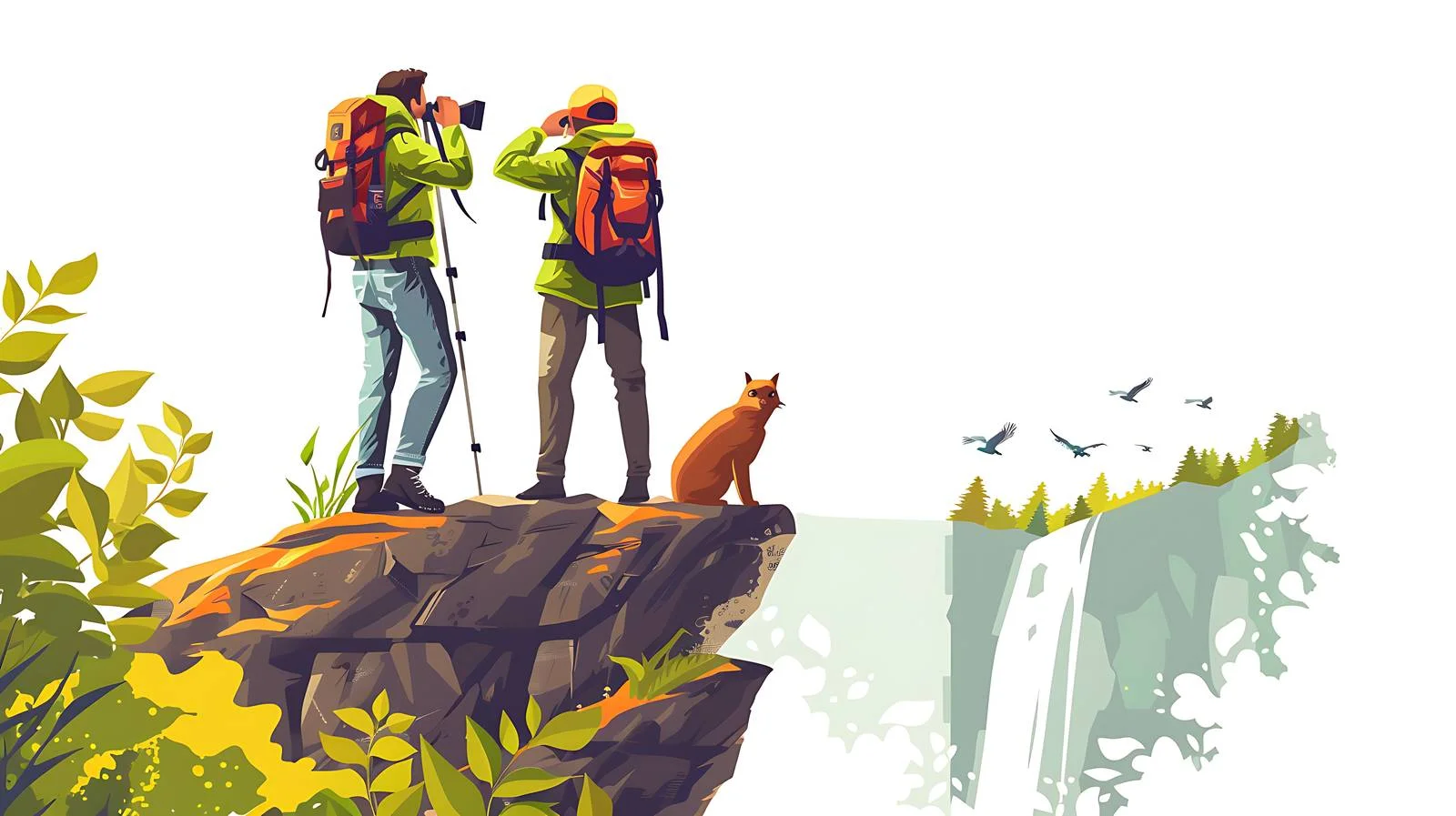 Exploring Mountain Views with Binoculars — free download from Dotvec