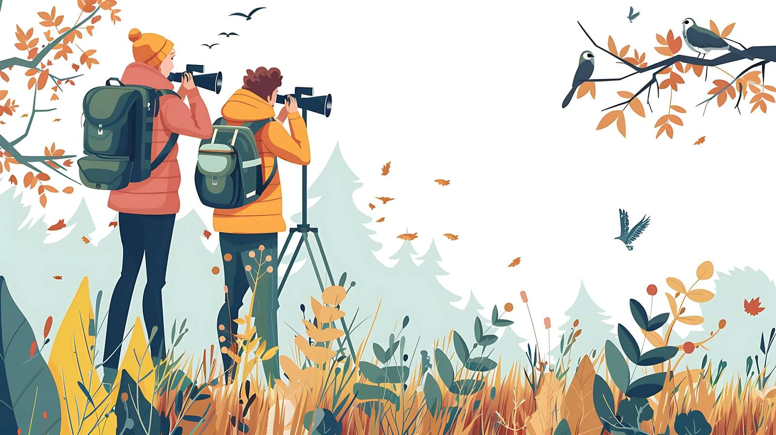 Hiking with Binoculars — free download from Dotvec