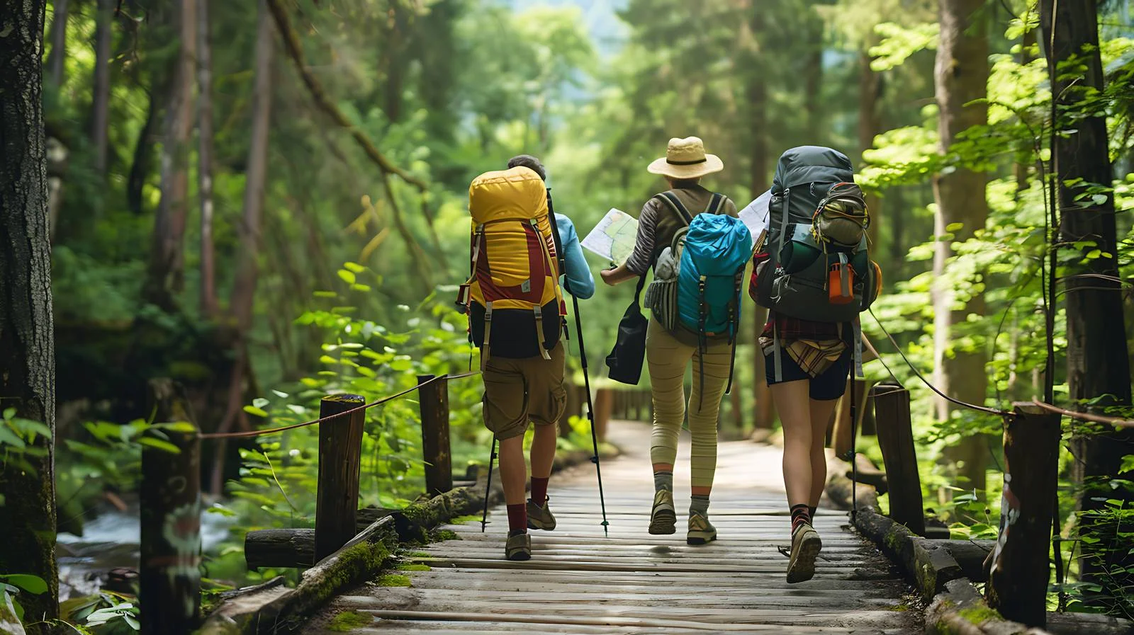 Outdoor Adventure Exploration Scene — free download from Dotvec