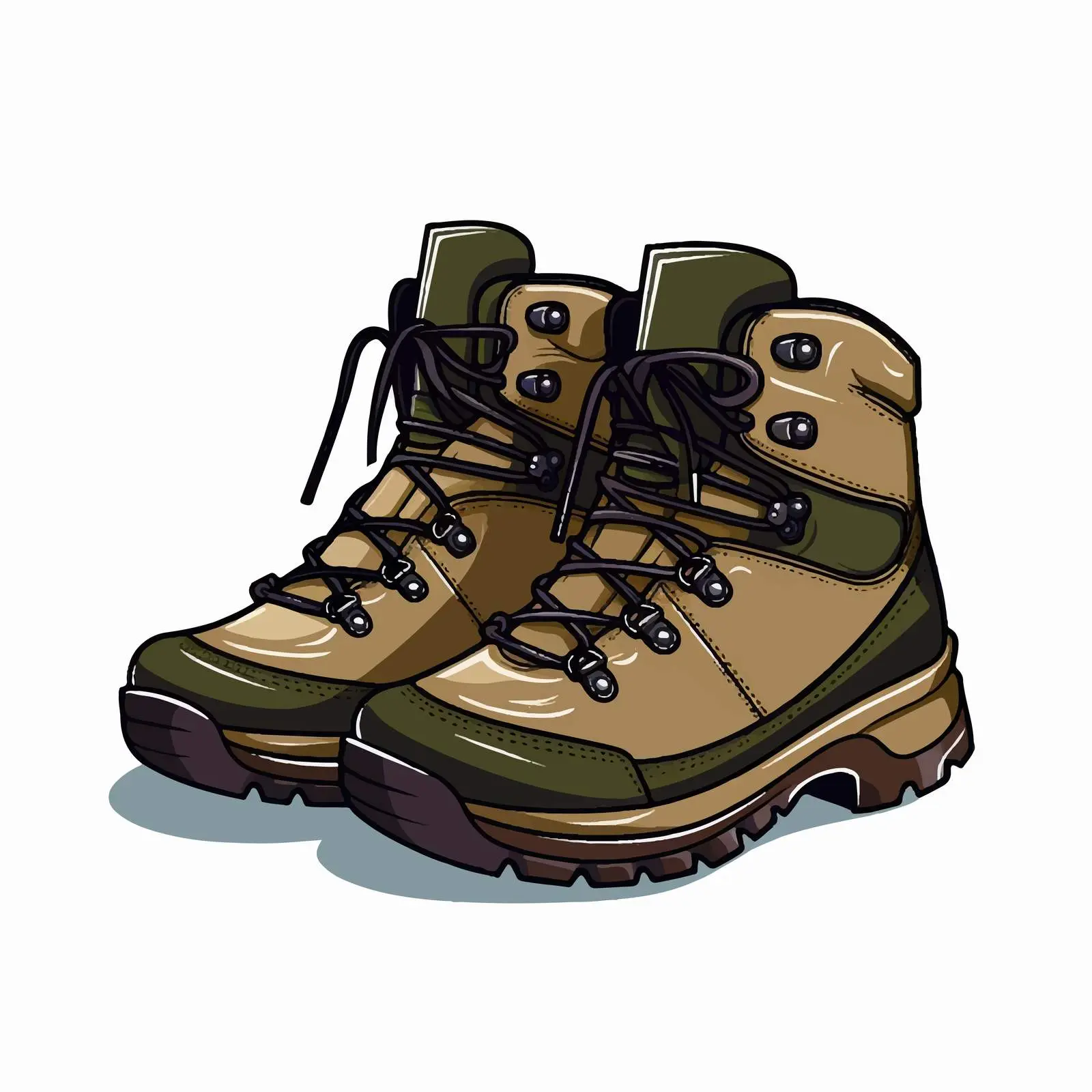 Comfortable Hiking and Trekking Boots for Travel — free download from Dotvec