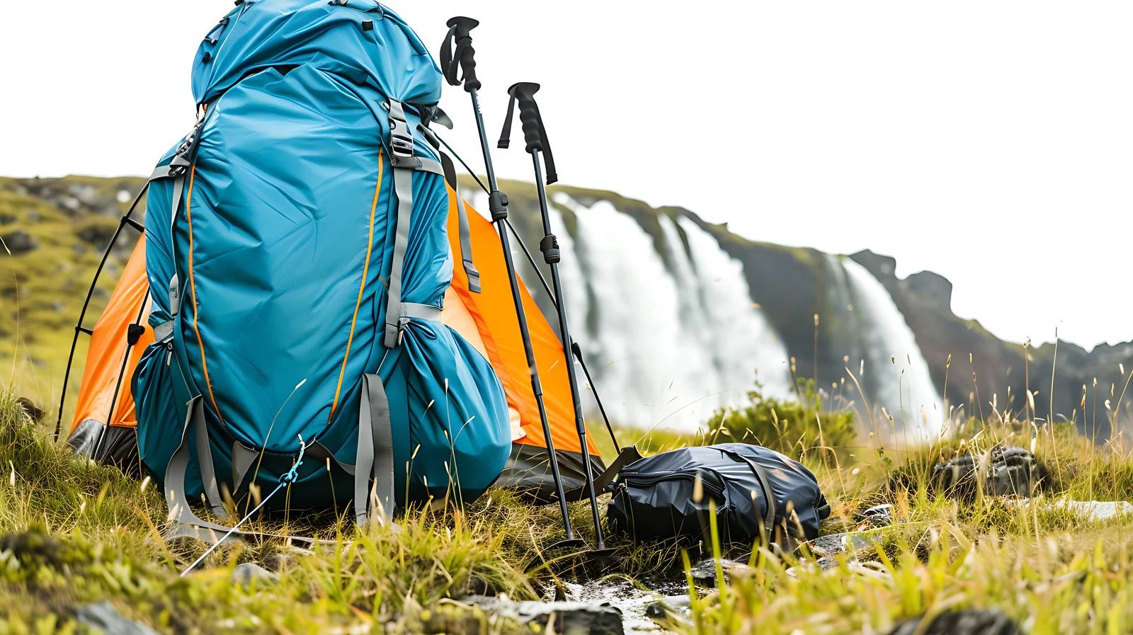 Hiking Essentials on Ground — free download from Dotvec