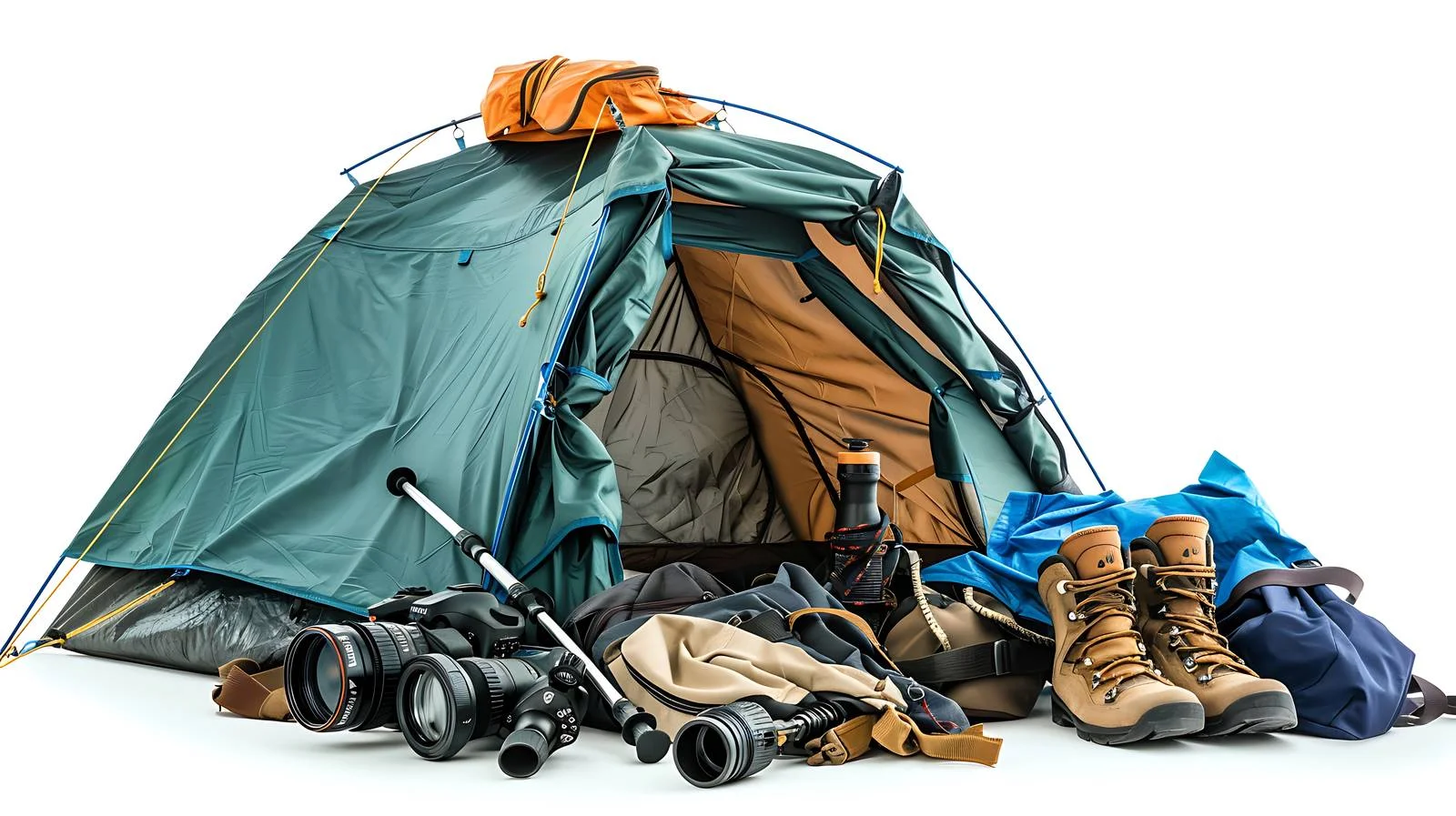 Essential Hiking Equipment Setup — free download from Dotvec