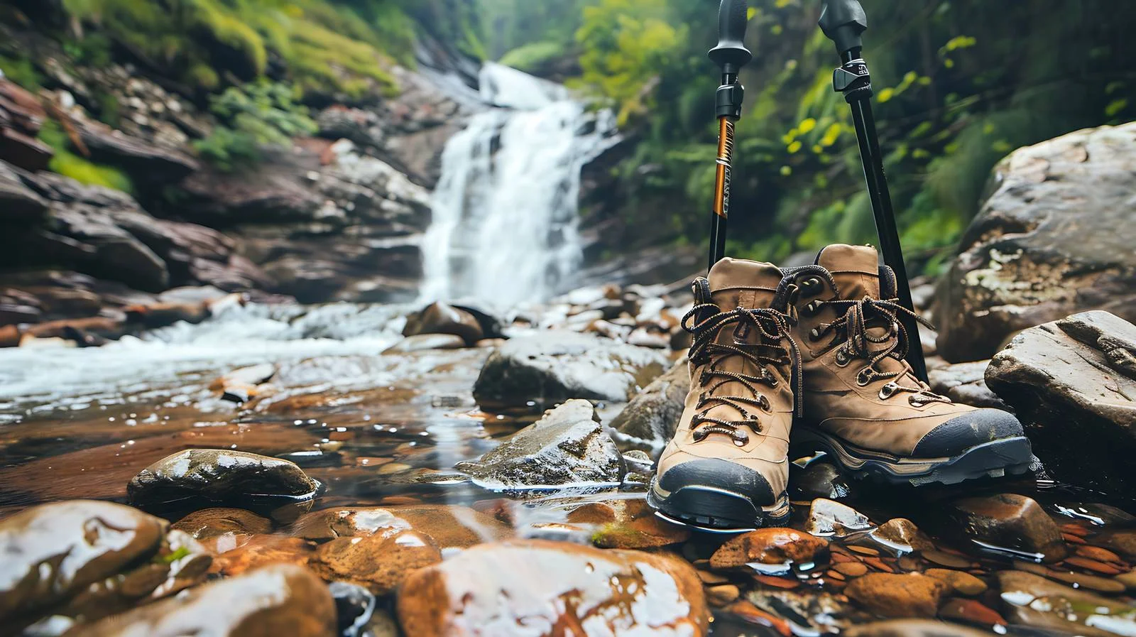 Outdoor Gear on Rocky Terrain — free download from Dotvec