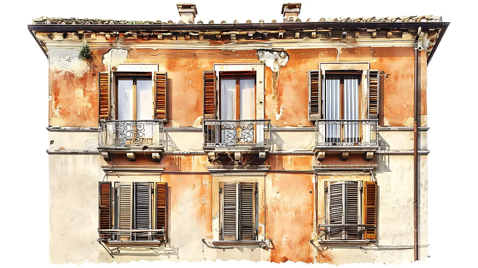 Historic Architecture in Italian Old Towns — free download from Dotvec