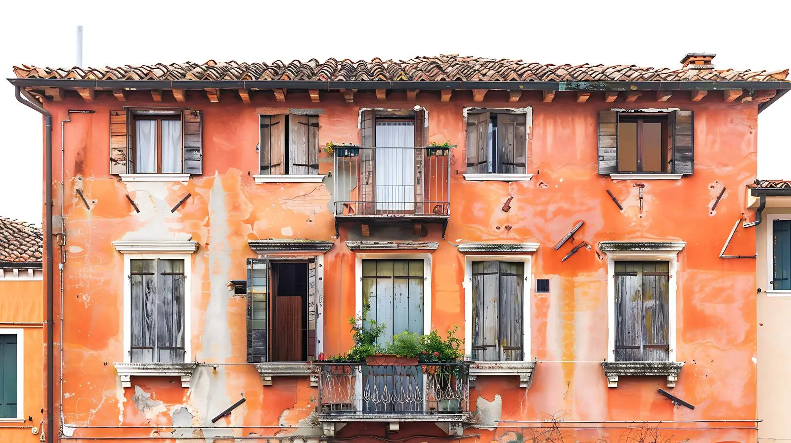 Historic Italian Architecture in Europe – free fresco image from Dotvec