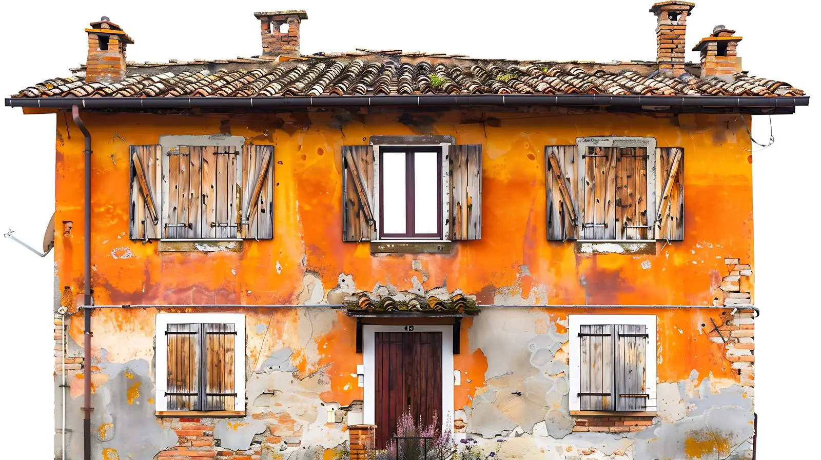 Historic Italian Architecture in Traditional Style – free medieval structures image from Dotvec