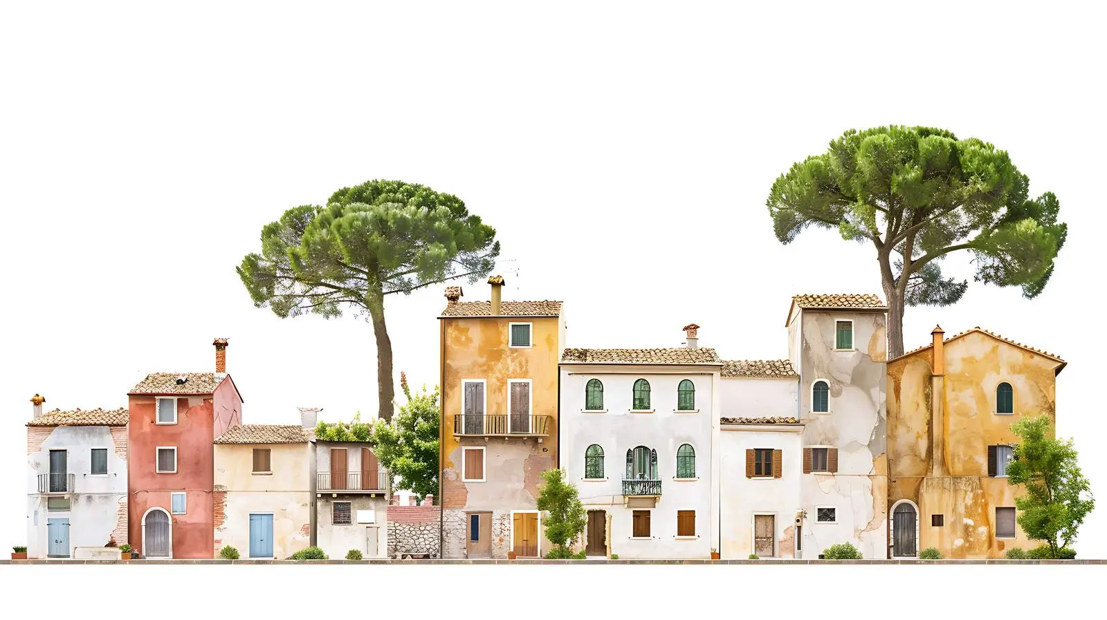 Historic Italian Architectural Beauty in Rustic Style – free medieval structures image from Dotvec