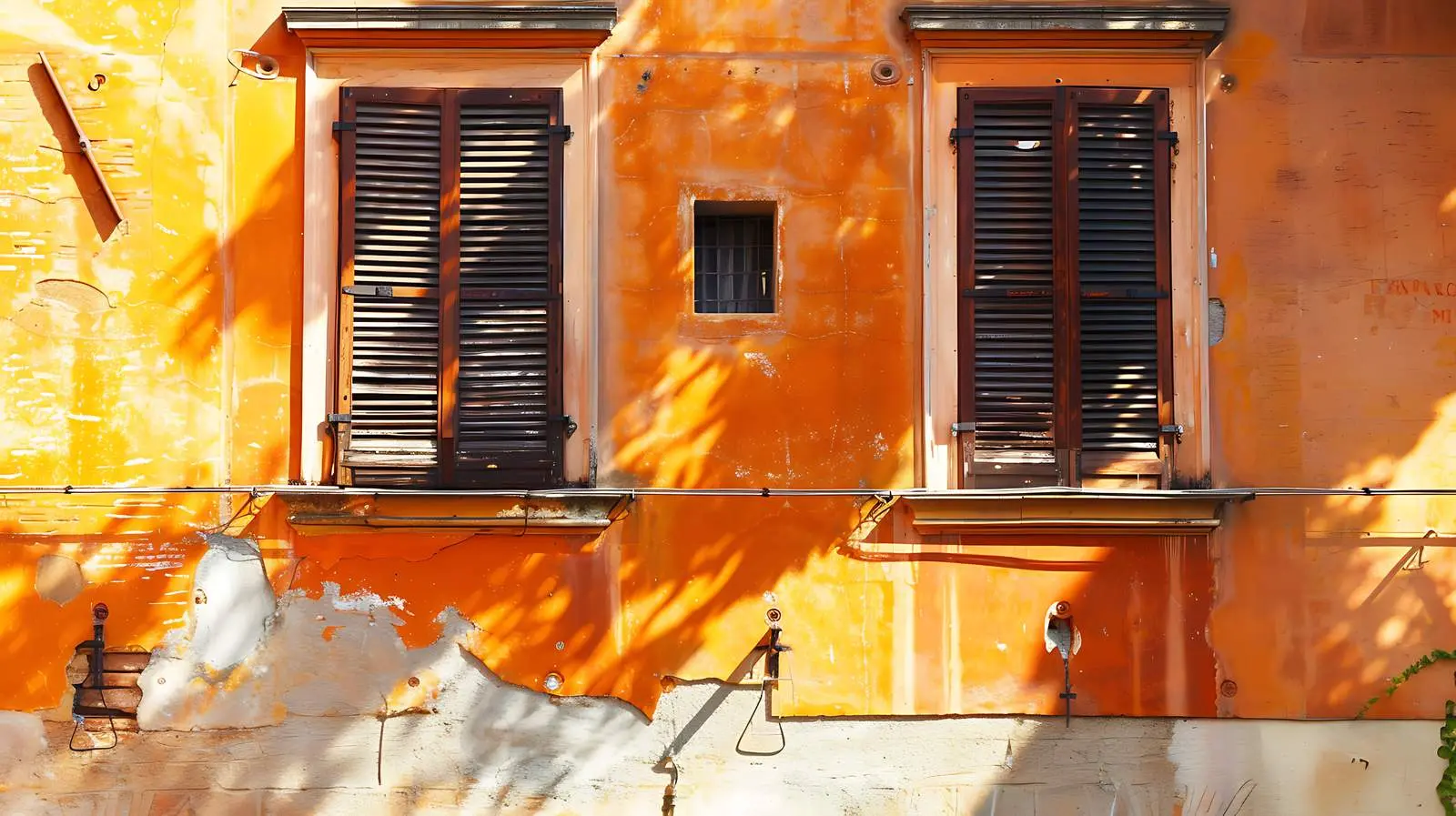 Traditional Italian Historic Architecture Details – free fresco image from Dotvec