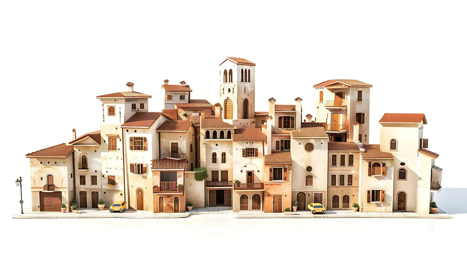 Historic Italian Architecture in Old Town — free download from Dotvec