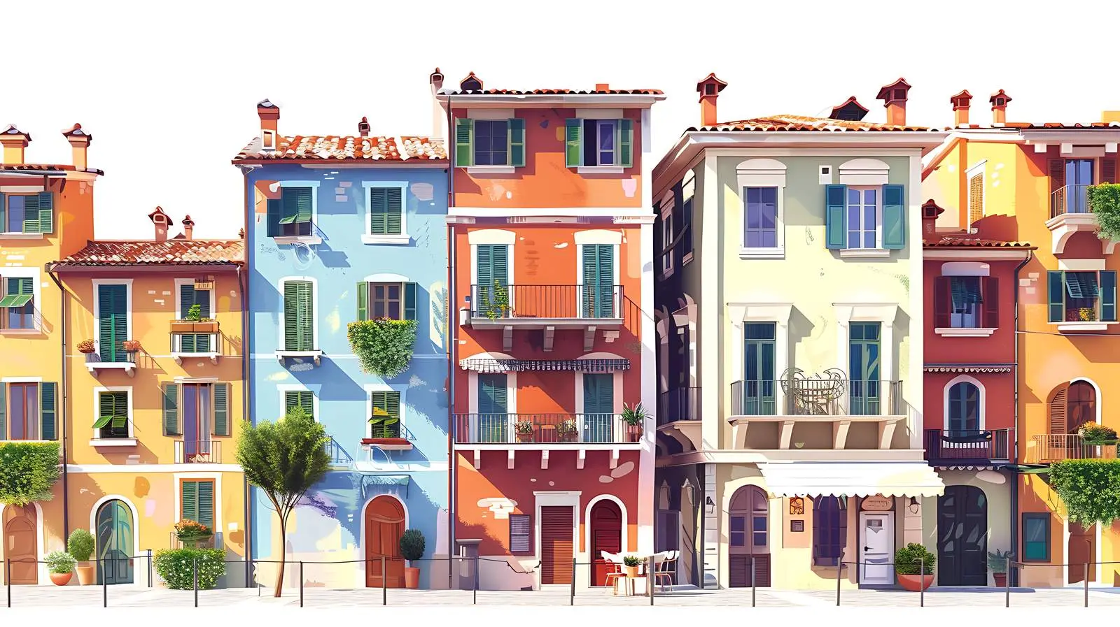 Historic Italian Architecture in Old European Towns — free download from Dotvec