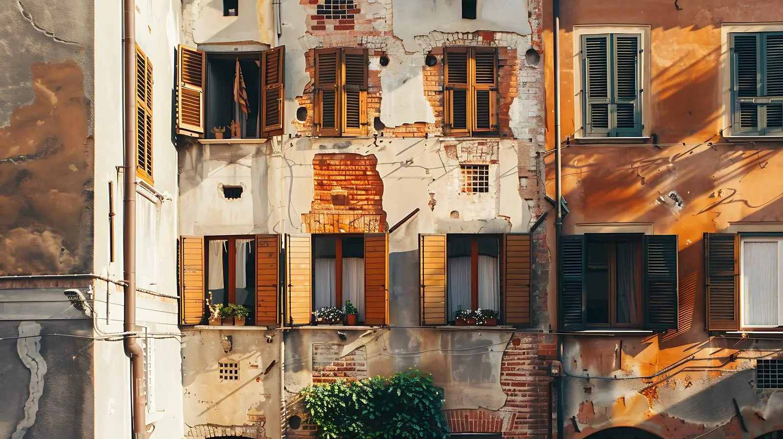 Charming Historic Italian Architecture in Old Town — free download from Dotvec