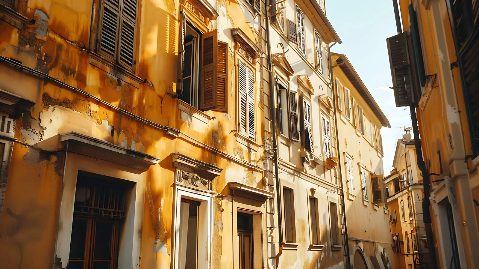 Historic Italian Architecture in Old Town — free download from Dotvec