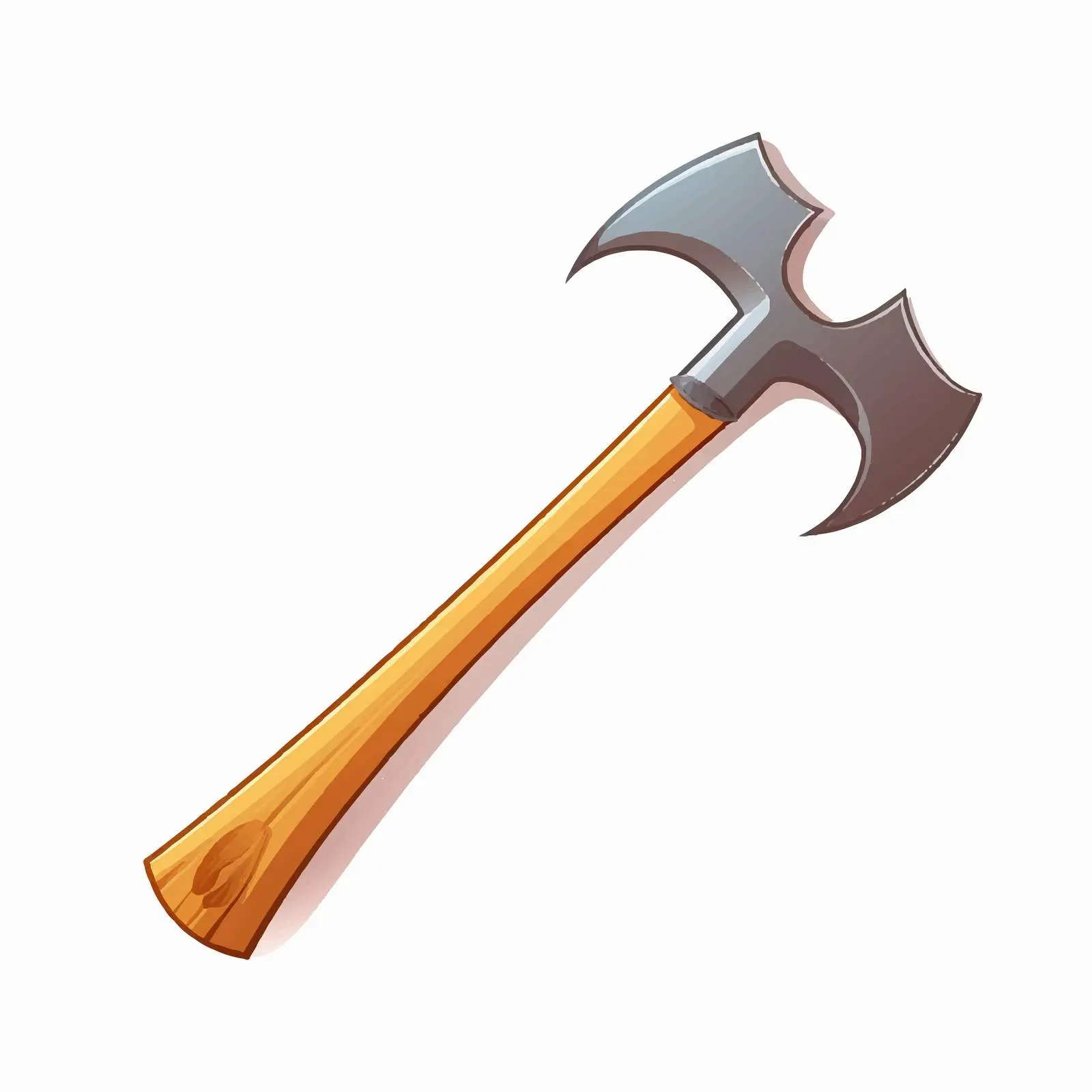 Top View Vector Hoe Illustration on White Background — free download from Dotvec