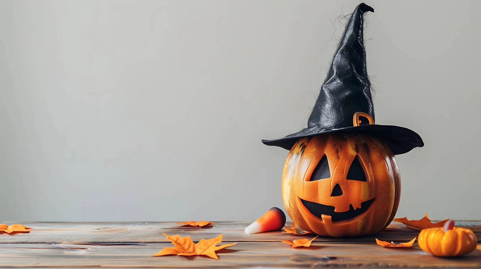 Festive Halloween Pumpkin Decor Concept — free download from Dotvec