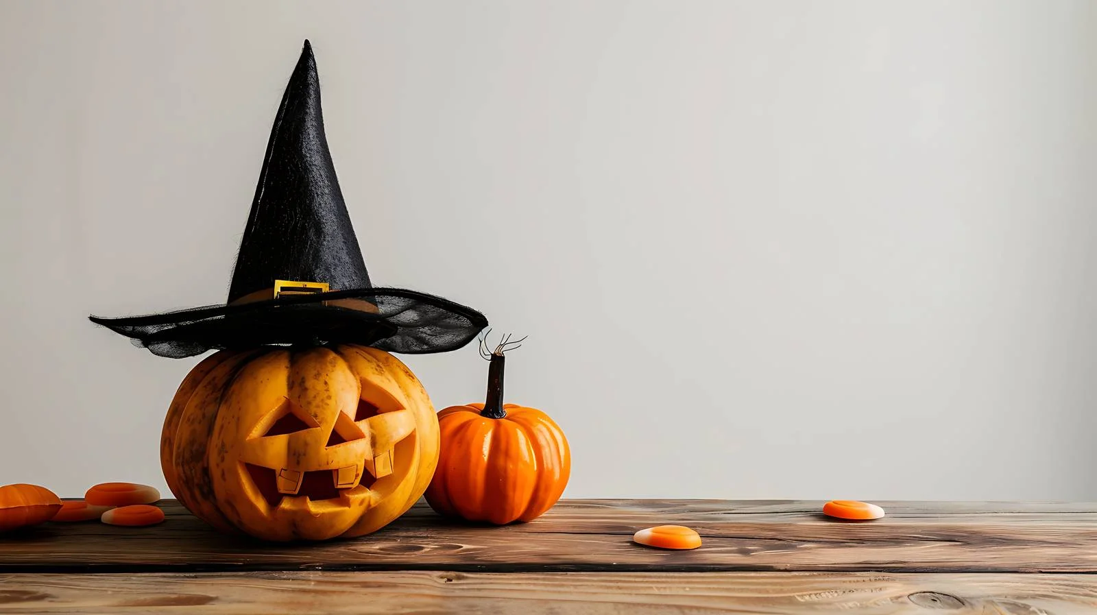 Festive Halloween Pumpkin Decor Display — free download from Dotvec