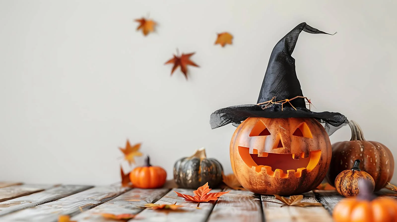 Festive Halloween Pumpkin Decor Concept — free download from Dotvec