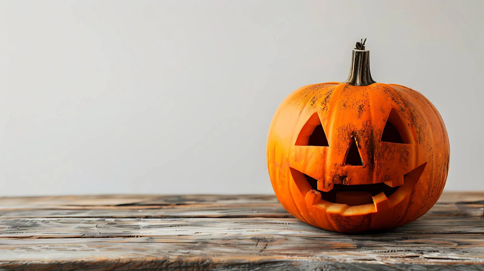 Holiday Pumpkin Decor on Wood Background — free download from Dotvec