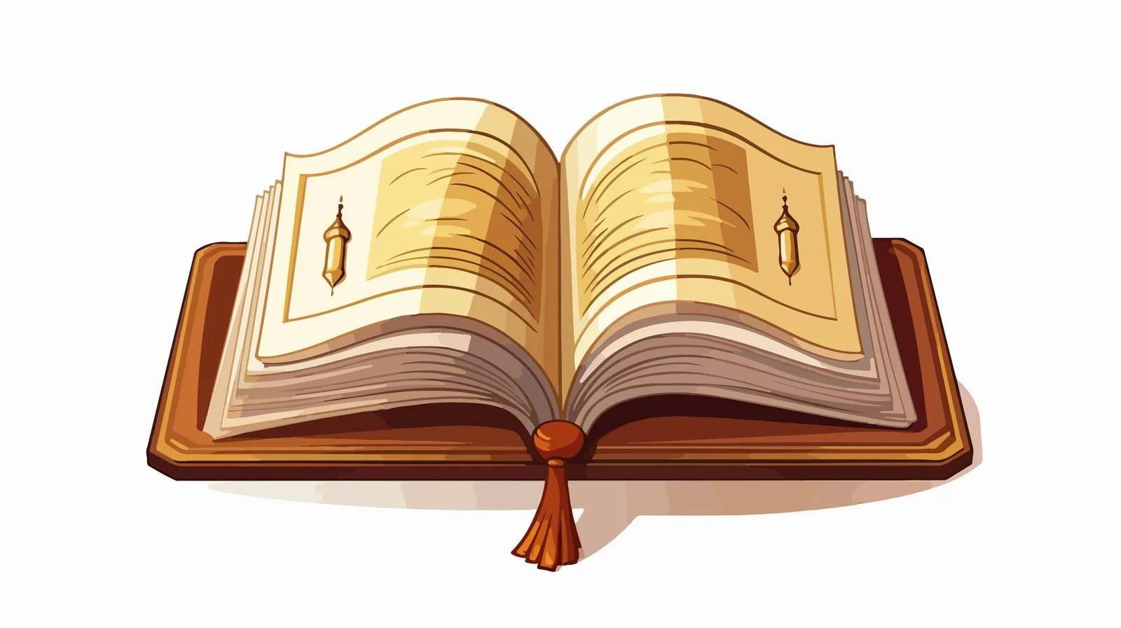 High-Quality Cartoon Vector Holy Koran — free download from Dotvec