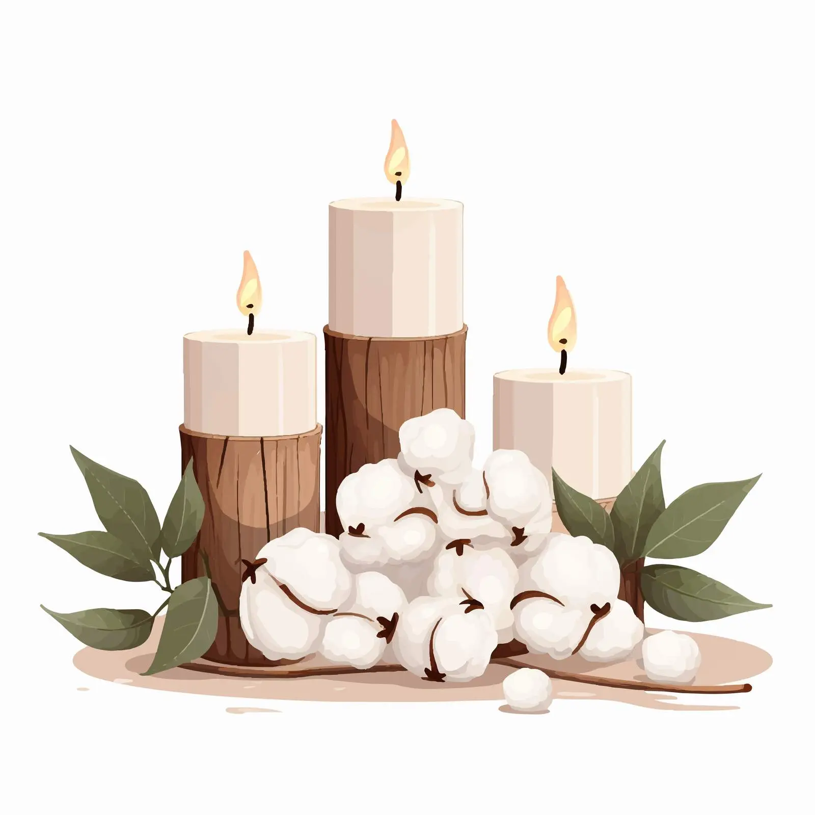 Cozy Home Decor with Scented Candles — free download from Dotvec