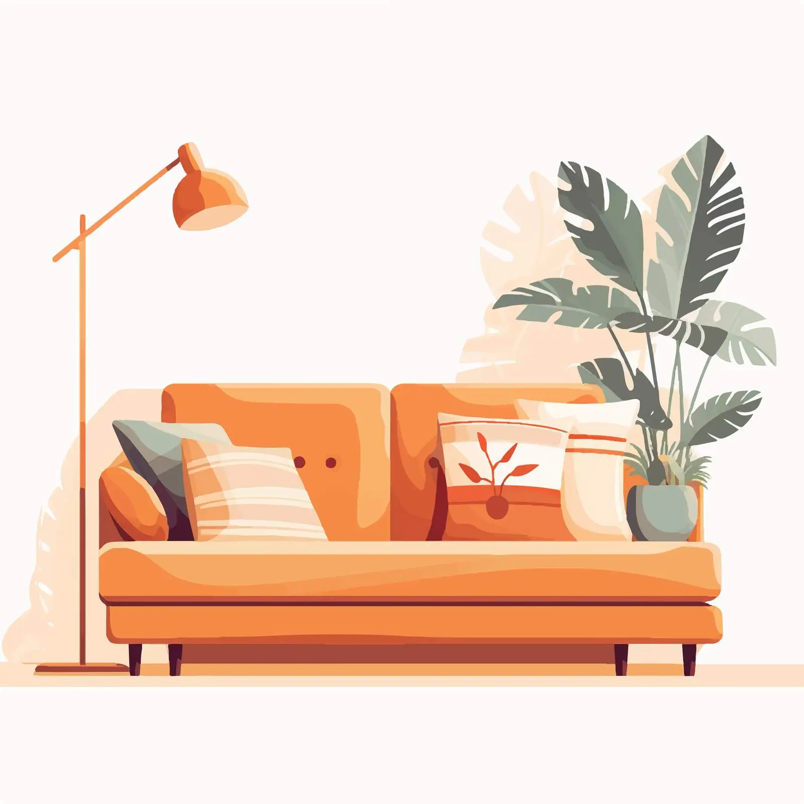 Cozy Home Interior Design with Sofa and Decor – free luxury interiors image from Dotvec